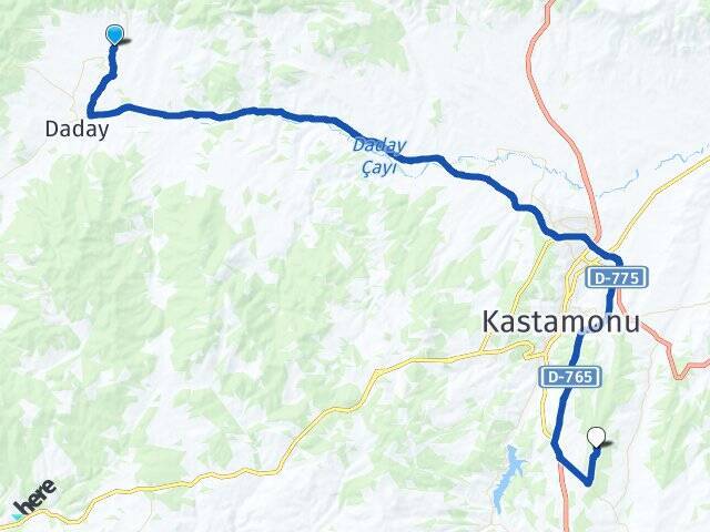 Arabacılar Kastamonu Havalimanı Arası Kaç Km - Yol Tarifi