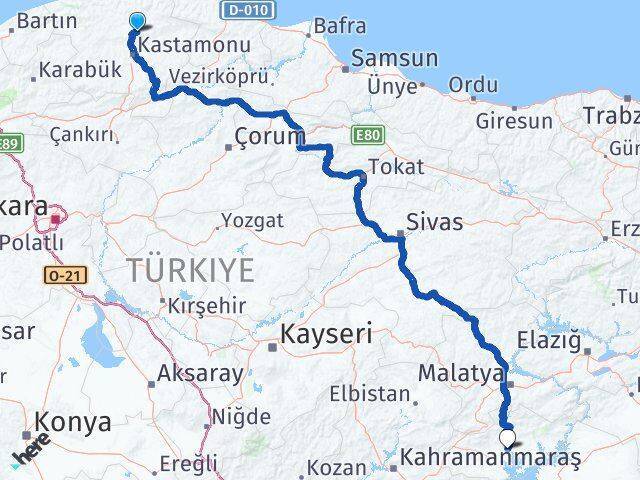 Devrekani Adıyaman Arası Kaç Km - Yol Tarifi