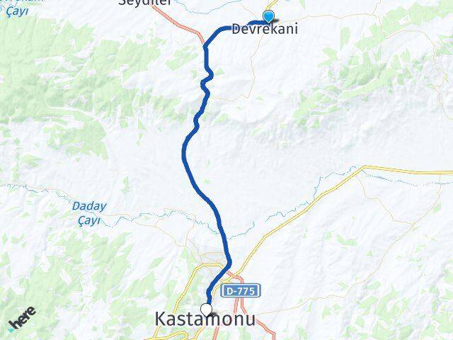 Kurtşeyh Kastamonu Arası Kaç Km - Yol Tarifi