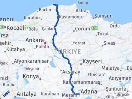 Doğanyurt Adana Arası Kaç Km - Yol Tarifi