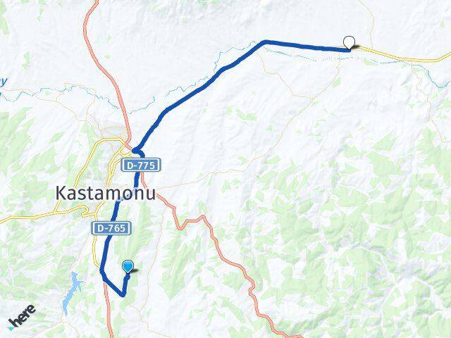 Kastamonu Havalimanı Alatarla Arası Kaç Km - Yol Tarifi