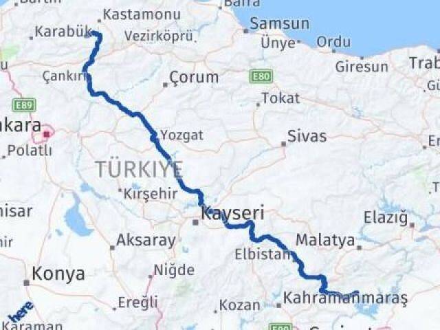 İhsangazi Adıyaman Arası Kaç Km - Yol Tarifi