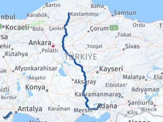 Kastamonu İmamoğlu Arası Kaç Km - Yol Tarifi