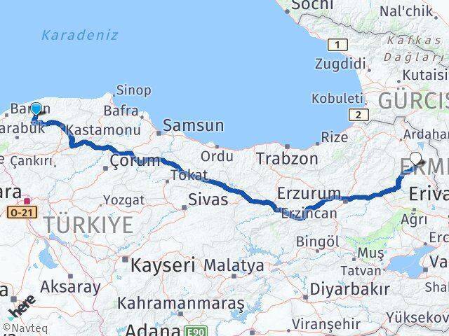 Pınarbaşı Kars Arası Kaç Km - Yol Tarifi
