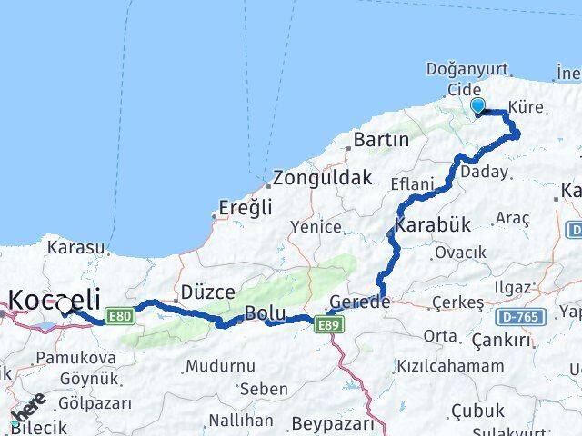 Şenpazar Sakarya Arası Kaç Km - Yol Tarifi