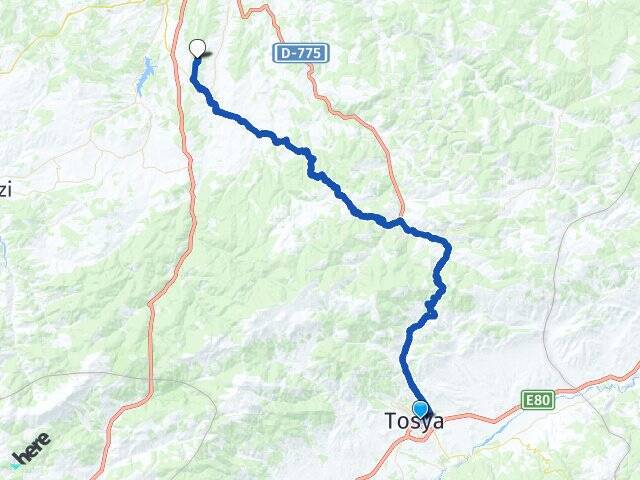 Dilküşa Kastamonu Havalimanı Arası Kaç Km - Yol Tarifi