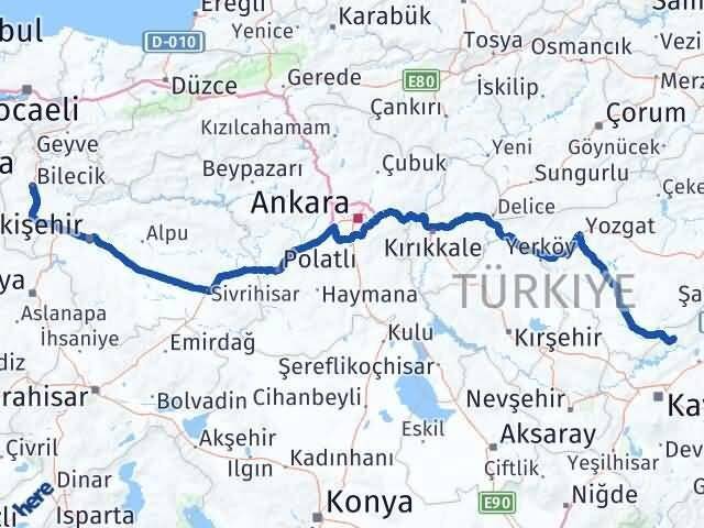 Felahiye Bilecik Arası Kaç Km - Yol Tarifi