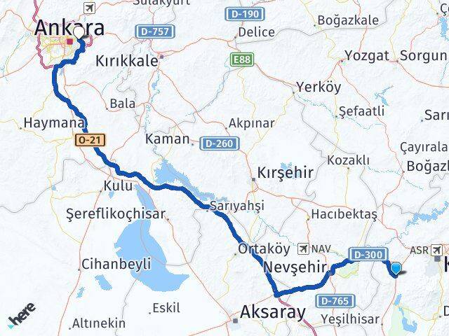 Vali İhsan Aras Mamak Arası Kaç Km - Yol Tarifi