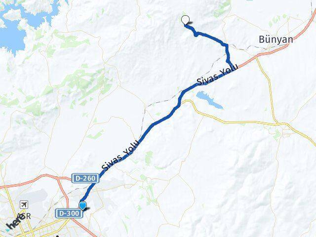 Yavuz Selim Karakaya Arası Kaç Km - Yol Tarifi