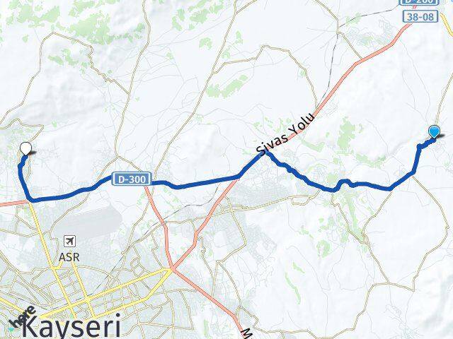 Ağırnas Erkilet Arası Kaç Km - Yol Tarifi