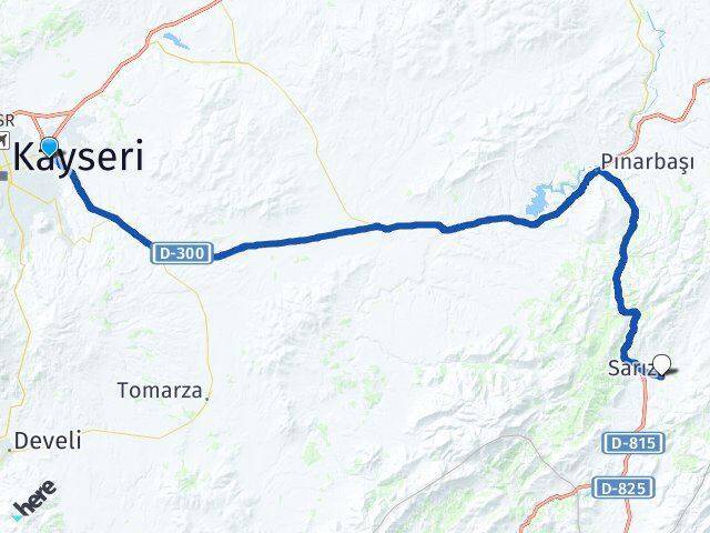 Germir Sarız Arası Kaç Km - Yol Tarifi