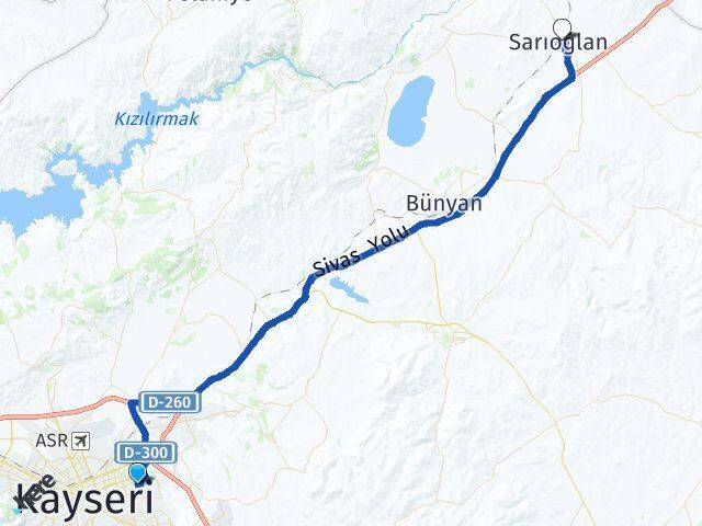 Yıldırım Beyazıt Sarıoğlan Arası Kaç Km - Yol Tarifi