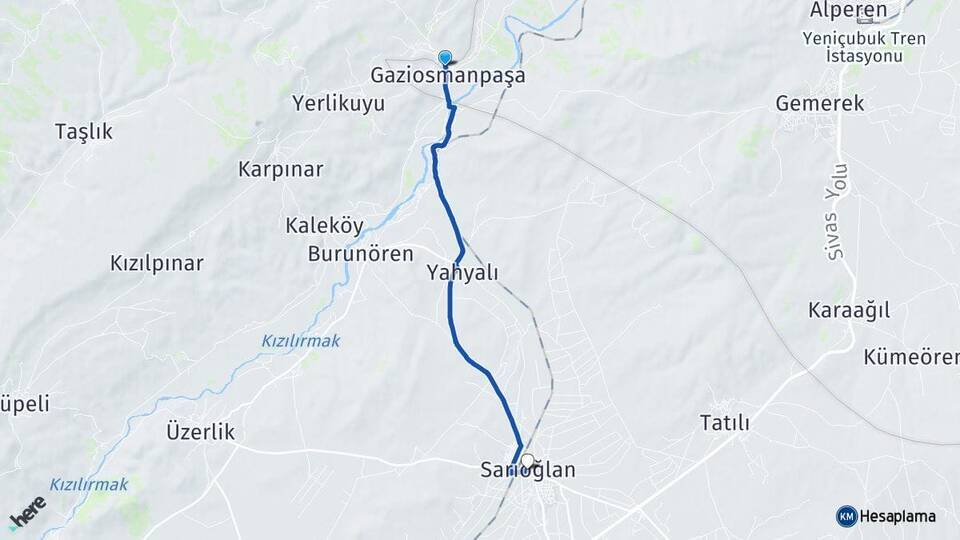 Karaözü Sarıoğlan Arası Kaç Km - Yol Tarifi
