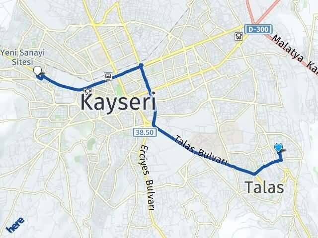 Mevlana Osman Kavuncu Arası Kaç Km - Yol Tarifi