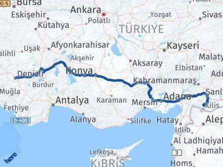 Polateli Denizli Arası Kaç Km - Yol Tarifi