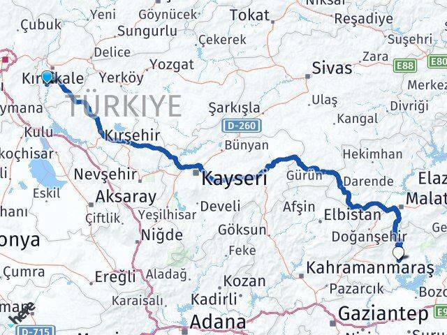 Bahşili Adıyaman Arası Kaç Km - Yol Tarifi