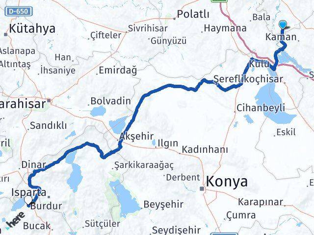 Çelebi Burdur Arası Kaç Km - Yol Tarifi