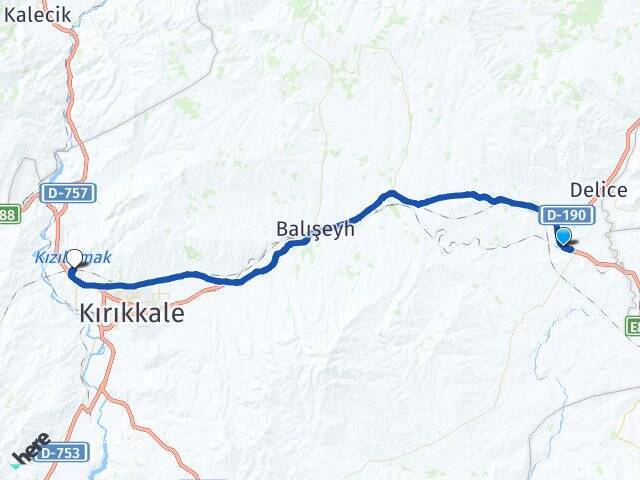 Gökçebel Kırıkkale Üniversitesi Arası Kaç Km - Yol Tarifi