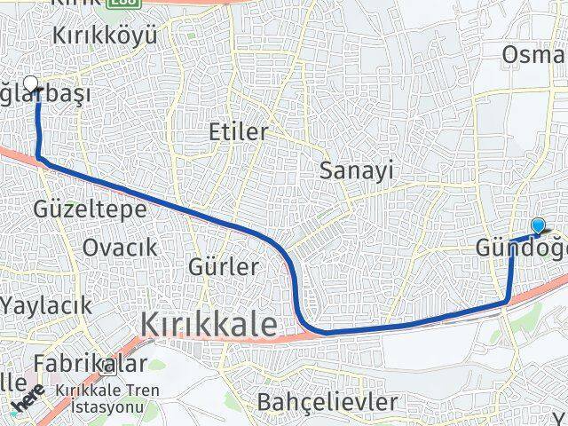 Gündoğdu Bağlarbaşı Arası Kaç Km - Yol Tarifi