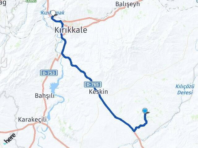 Yoncalı Kırıkkale Üniversitesi Arası Kaç Km - Yol Tarifi