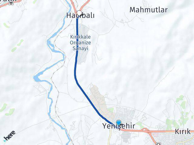 Yenişehir Hacıbalı Arası Kaç Km - Yol Tarifi