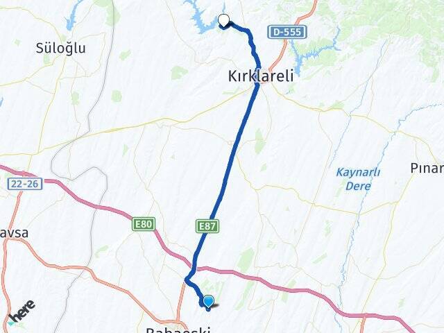 Osmaniye Kırklareli Üniversitesi Arası Kaç Km - Yol Tarifi