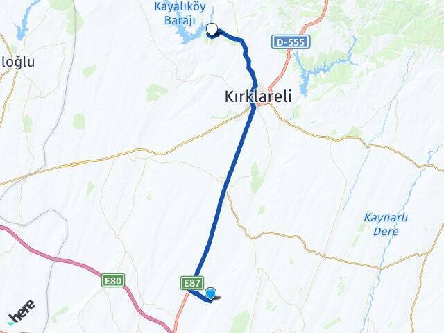 Yeniköy Kırklareli Üniversitesi Arası Kaç Km - Yol Tarifi
