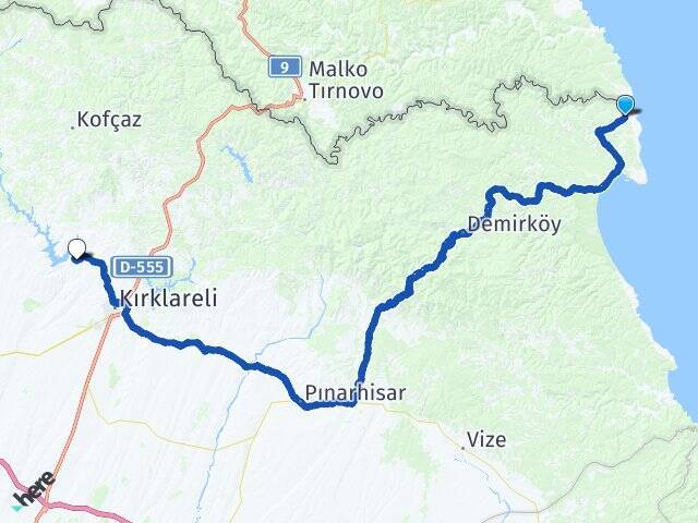 Beğendik Kırklareli Üniversitesi Arası Kaç Km - Yol Tarifi