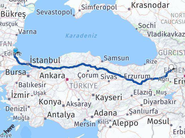 Demirköy Kars Arası Kaç Km - Yol Tarifi