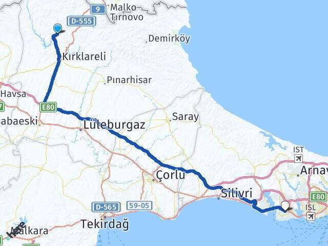 Kadıköy Beylikdüzü Arası Kaç Km - Yol Tarifi