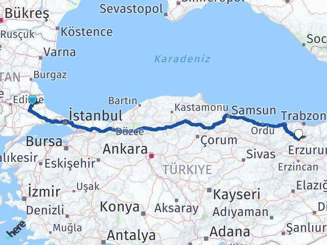 Pınarhisar Gümüşhane Arası Kaç Km - Yol Tarifi