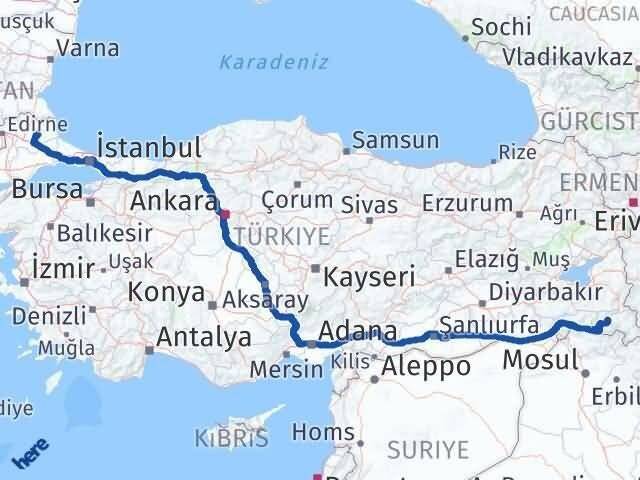Pınarhisar Hakkari Arası Kaç Km - Yol Tarifi