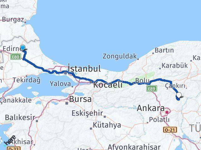 Üsküpdere Koyunbaba Arası Kaç Km - Yol Tarifi