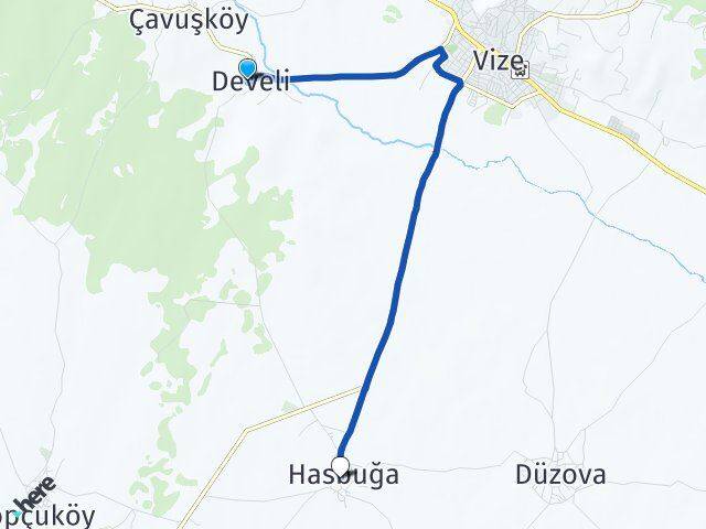 Develi Hasbuğa Arası Kaç Km - Yol Tarifi