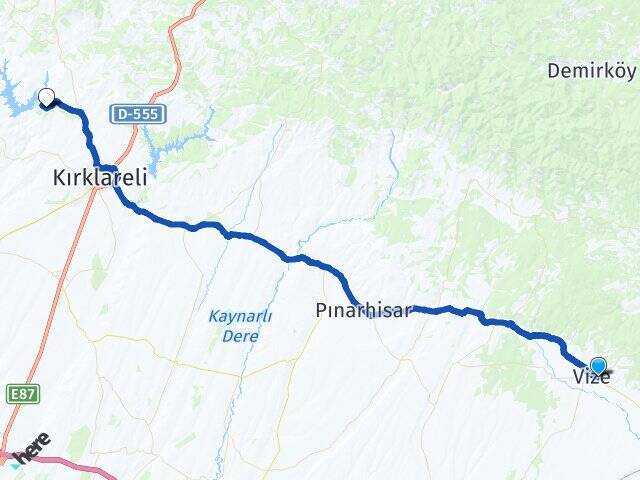 Mehmet Akif Kırklareli Üniversitesi Arası Kaç Km - Yol Tarifi