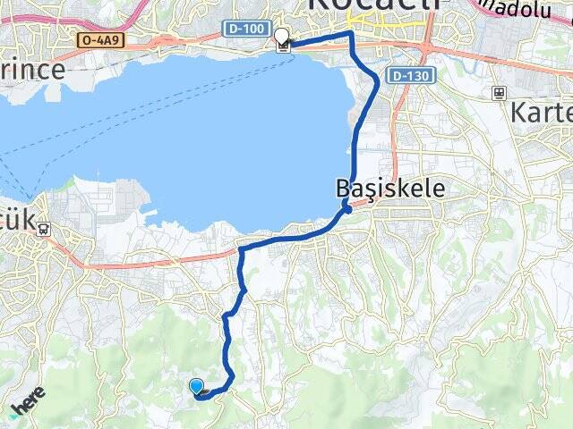 Havuzlubahçe İzmit YHT Garı Arası Kaç Km - Yol Tarifi