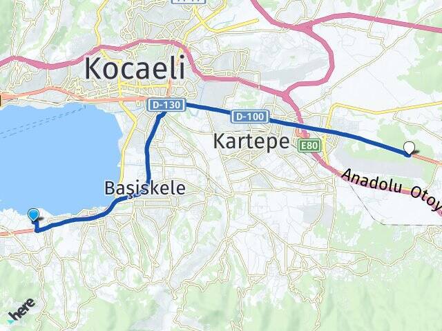 Karşıyaka Cengiz Topel Havalimanı Arası Kaç Km - Yol Tarifi