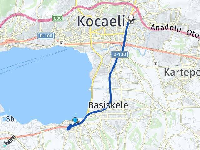 Sahil İzmit Otogarı Arası Kaç Km - Yol Tarifi