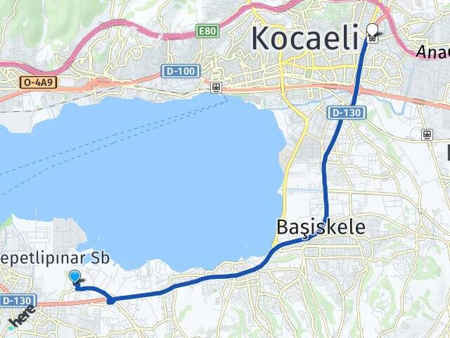 Sepetlipınar İzmit Otogarı Arası Kaç Km - Yol Tarifi