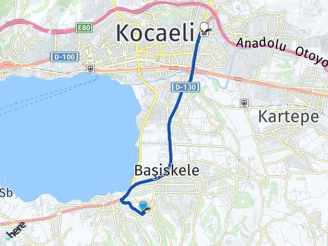 Serdar İzmit Otogarı Arası Kaç Km - Yol Tarifi