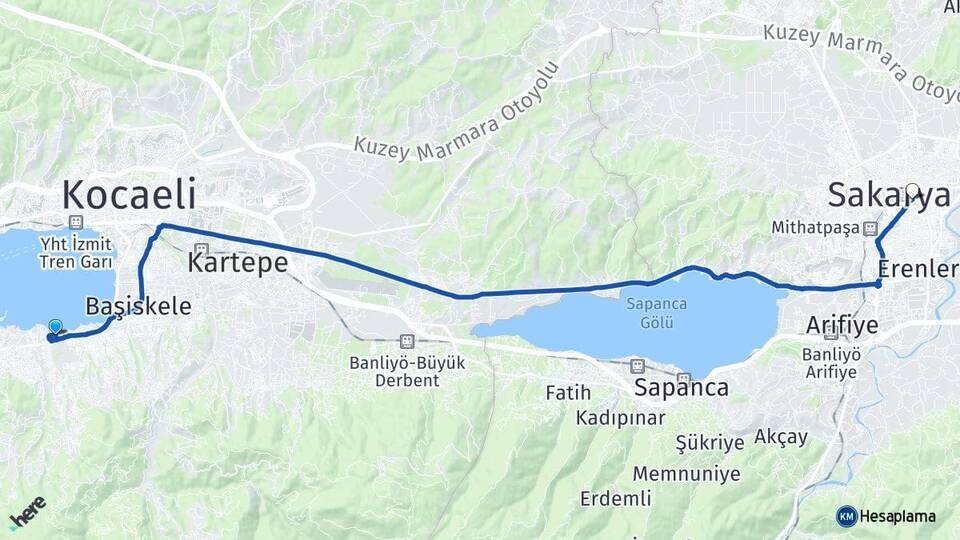 Seymen Adapazarı Arası Kaç Km - Yol Tarifi