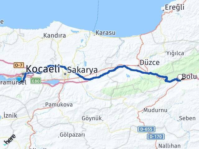Seymen Bolu Arası Kaç Km - Yol Tarifi