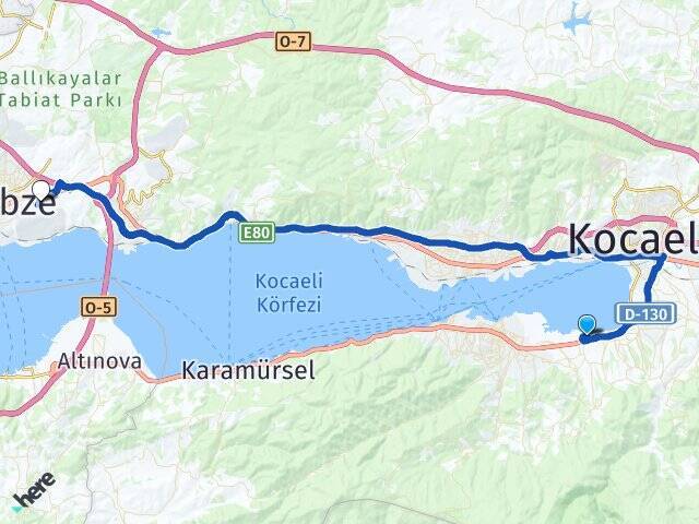 Seymen Gebze Otogarı Arası Kaç Km - Yol Tarifi