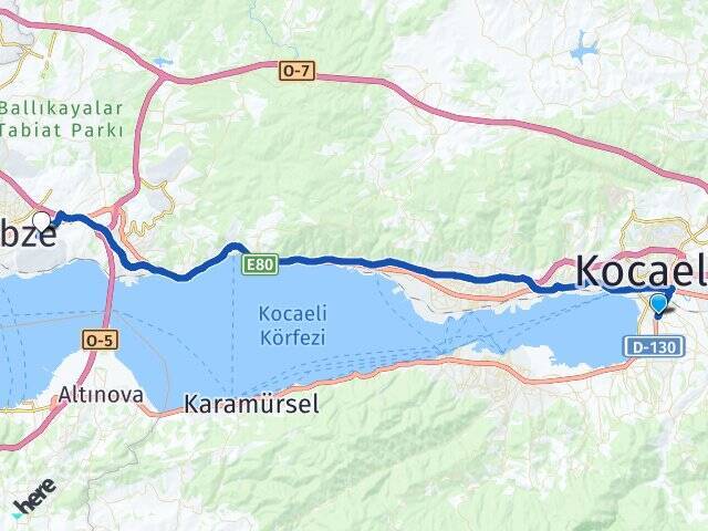 Vezirçiftliği Gebze Otogarı Arası Kaç Km - Yol Tarifi