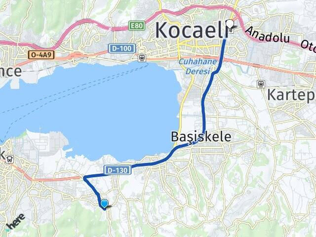 Yeniköy İzmit Otogarı Arası Kaç Km - Yol Tarifi