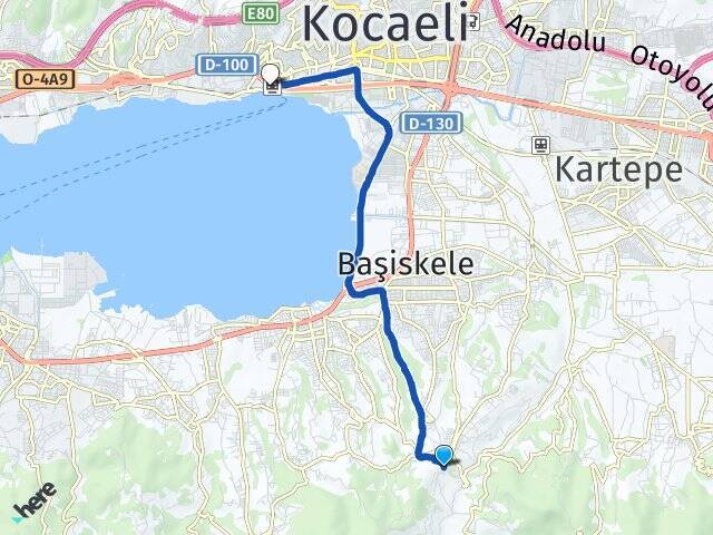 Yuvacık Yakacık İzmit YHT Garı Arası Kaç Km - Yol Tarifi