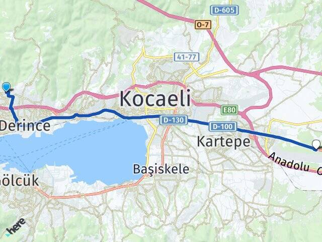 Yenikent Cengiz Topel Havalimanı Arası Kaç Km - Yol Tarifi