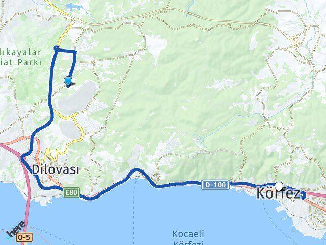 Demirciler Körfez Arası Kaç Km - Yol Tarifi