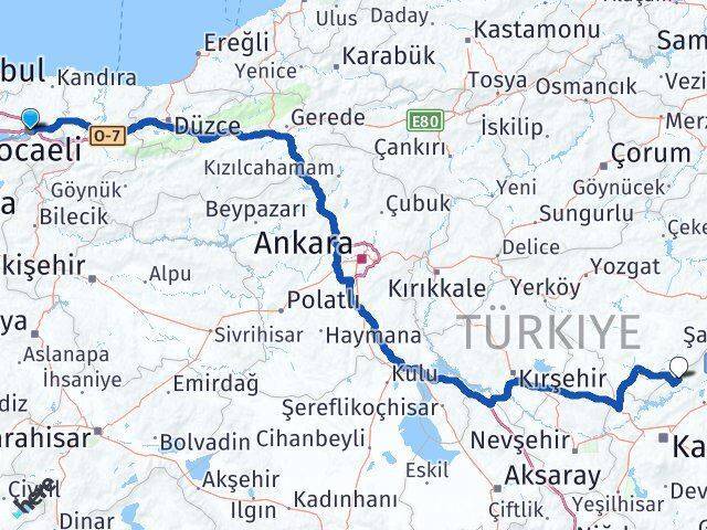 Kocaeli Felahiye Arası Kaç Km - Yol Tarifi
