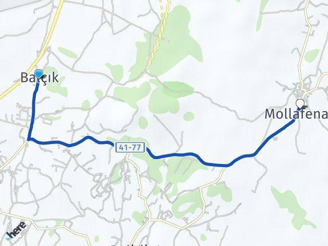 Balçık Mollafenari Arası Kaç Km - Yol Tarifi